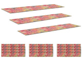Stair Mats 15 pcs 76 x 20 cm Multicolour Polyester Rectangular 42054622