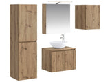 Bathroom Cabinet Set 5 pcs Artisan Oak 50 x 14.5 x 70 cm 3407294