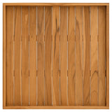 Serving Tray 70x70 cm Solid Teak Wood 315459