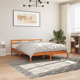 Bed Frame without Mattress Wax Brown 180x200 cm Super King Solid Wood Pine 844148
