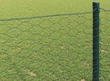 Hexagon Fence Green 0.5 x 100 m Steel 42005448