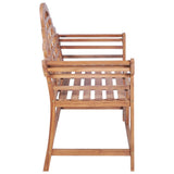 Garden Bench 127x58.5x92.5 cm Solid Wood Teak 319152