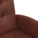 Dining Chairs with Wheels 2 pcs Shiny brown 57 x 67 x 98 cm 42017895