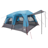 Instant Tent Blue 8-Person 185T Polyester with PU Coating 42017485