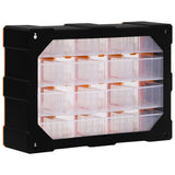 Multi-drawer Organiser with 16 Middle Drawers 52x16x37 cm 149601
