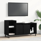 TV Cabinet Set Black Oak 100 x 35 x 55 cm Engineered Wood 862970