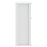 Bathroom Wall Cabinet BERG White 69.5x27x71.5 cm Solid Wood 358550