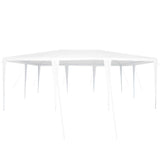Party Tent White 600 x 400 x 266 cm Polyethylene and Steel 42003429