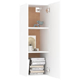4 Piece TV Cabinet Set White Engineered Wood 3078666