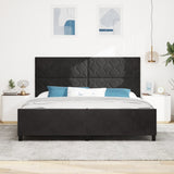 ZNTS Black Velvet Bed Frame 200x200 cm 3345031