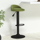 Bar Stool Light Green Velvet 333592