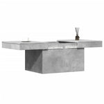 ZNTS Coffee Table Concrete Grey 100x55x40 cm Engineered Wood 840873