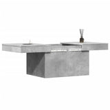 ZNTS Coffee Table Concrete Grey 100x55x40 cm Engineered Wood 840873