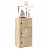 Bookcase Sonoma Oak 40x24x77 cm Engineered Wood 860366
