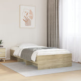 Bed Frame Sonoma Oak Engineered Wood Single Modern Bed Frame 3295669