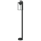 ZNTS Outdoor Floor Lamps 3pcs Black 100 cm Stainless Steel 4006348