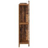 Headboard Cabinet with Storage Old Wood Engineered Wood 8001217