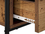 Bedside Cabinet 2 pcs Old Wood 40 x 30 x 50 cm Engineered Wood 8013491