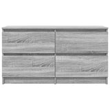 TV Cabinet Grey Sonoma 100x35x54 cm Engineered Wood 861801