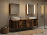 Bathroom Cabinet Set 5 pcs Old Wood 53 x 15.5 x 70 cm 3406533