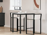 Bar Table White 70 x 70 x 105 cm Solid Pine Wood 892800