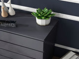 5-Drawer Modern Dresser, High Gloss Storage Drawer Unit for Bedroom, Grey T3398P330349