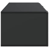 Wall-Mounted TV Cabinet 98 x 41 x 30 cm Black Engineered Wood 899206