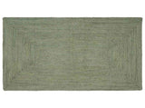 Area Rugs Rectangular Olive Green 140 x 200 cm Jute 42010458