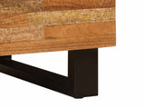 Side Cabinet with Door Brown 60 x 33 x 75 cm Solid Mango Wood 4018321