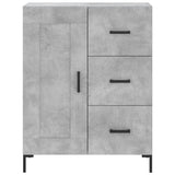 Highboard Concrete Grey 69.5x34x180 cm Engineered Wood 3196015