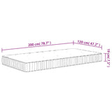 ZNTS Pocket Spring Mattress Medium 120x200 cm 372813