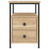 Bedside Cabinets 2 pcs Sonoma Oak 34x35.5x50 cm Engineered Wood 826016