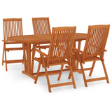 Garden Dining Set Reddish-Brown Solid eucalyptus wood Medium 3087341