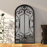 Mirror Black 70x30 cm Iron for Indoor Use 3093546