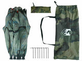 Hunting Tent Camouflage 143 x 143 x 165 cm Polyester and Steel 42028725