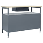 Workbench Black 120x60x85 cm Steel 145345
