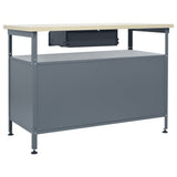 Workbench Black 120x60x85 cm Steel 145345