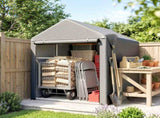 179 x 120cm Temporary Garden Shed, with Accessories - Light Grey T3398P549960