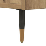 Highboard Artisian Oak 60x36x110 cm Engineered Wood 857459