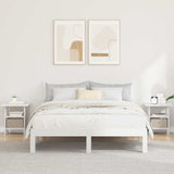 Bedside Table 2 pcs White 41 x 40 x 45 cm Engineered Wood 8000421
