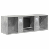 Electric Fireplace Concrete 110 x 30 x 36.5 cm Engineered wood 8021026