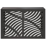 Air Conditioner Cover Black 90 x 40 x 60 cm Steel 8014094