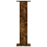 Speaker Stands 2 pcs Smoked Oak 30x30x95 cm Engineered Wood 852676