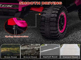2 Seater 24V 7AH Ride on Truck, Battery Powered Electric Ride On Car w/ Remote, Suspension, 3 T3398P422394