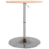 ZNTS Bar Table Ø60x89.5 cm Solid Wood Beech 3270624