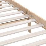Bed Frame without Mattress Solid Wood Super King 810162