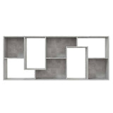 Book Cabinet Concrete Grey 67x24x161 cm Engineered Wood 801881