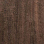 ZNTS Coffee Table 360-Degree Rotatable Brown Oak 90x90x34.5 cm 3321357