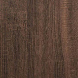 ZNTS Shoe Rack Brown Oak 60x25x100 cm Engineered Wood 859875