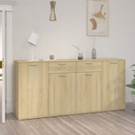 ZNTS Sideboard Sonoma Oak 160x36x75 cm Engineered Wood 3074930